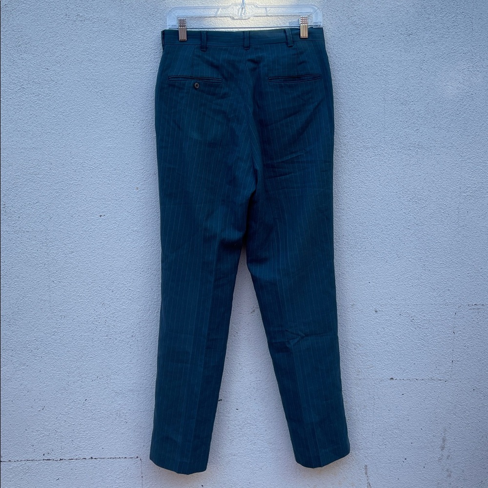 Men's Vintage Blue Pinstripe Pants - Picture 6 of 6